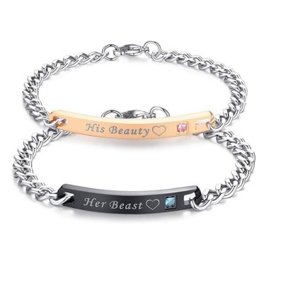 Bratari set cuplu Beauty Beast Bratari set cuplu Beauty Beast