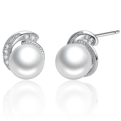 Cercei argint Elegant Perla Cercei argint Elegant Perla