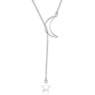 Colier argint 925 Moon and Star Colier argint 925 Moon and Star