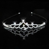 Diadema Coronita in forma de inima din cristale Cindarella