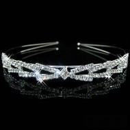 Diadema Coronita in forma de funda din cristale Diamond Queen 