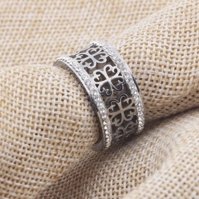 Inel otel inoxidabil Clover Diamonds Inel otel inoxidabil Clover Diamonds