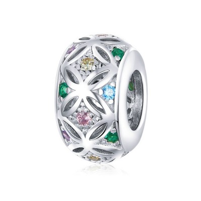 Talisman argint Splendid Flowers