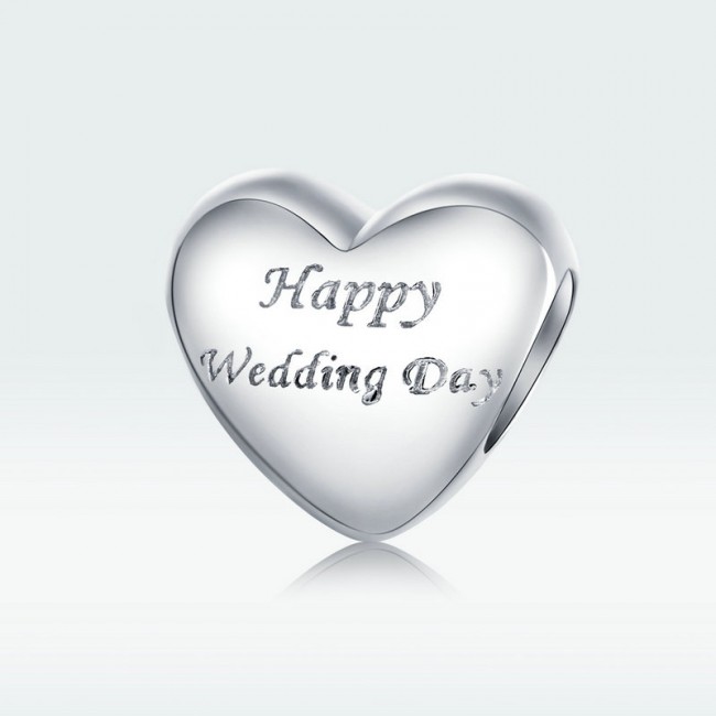 Talisman argint Happy Wedding Day