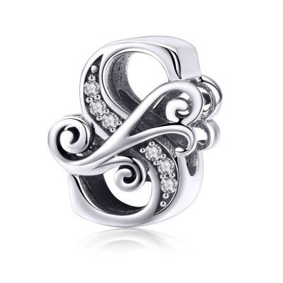 Talisman argint Litera S Talisman argint Litera S