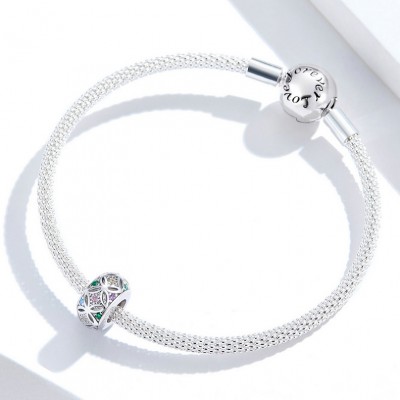 Talisman argint Splendid Flowers