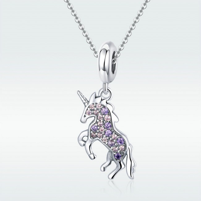 Talisman argint Beautiful Unicorn