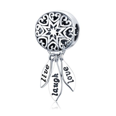 Talisman argint Live Laugh Love Talisman argint Live Laugh Love