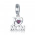 Talisman argint I Love Mom
