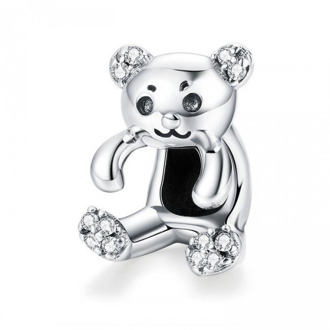 Talisman argint Cute Bear