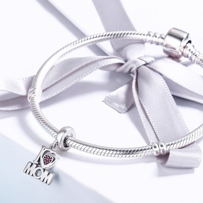 Talisman argint I Love Mom Talisman argint I Love Mom
