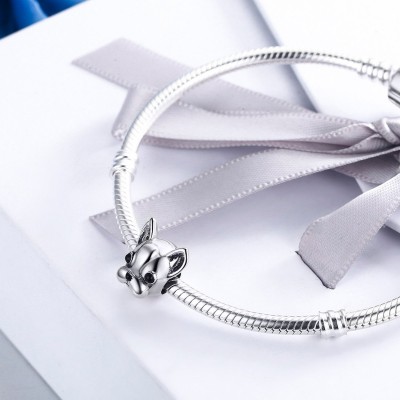 Talisman argint Bulldog