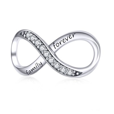 Talisman argint Infinite Family Forever Talisman argint Infinite Family Forever