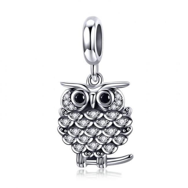 Talisman argint Lovely Owl