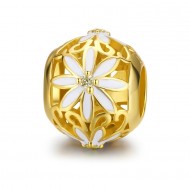 Talisman argint Lily Flower