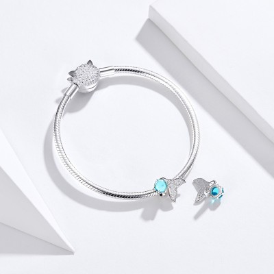 Talisman argint Sirena de Cristal