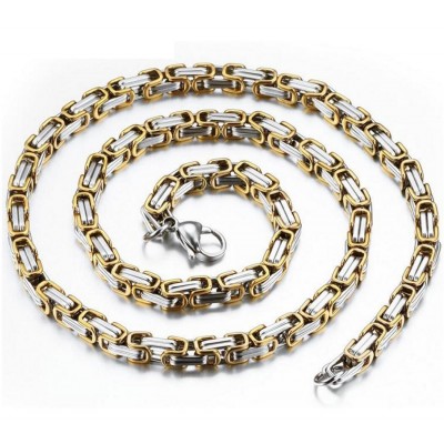 Lant Freedom Gold Silver otel inoxidabil Lant Freedom Gold Silver otel inoxidabil